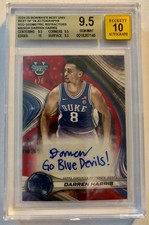 Darren Harris 2024-25  Bowmans Best Univ. Red Geo. Refrac. Auto 9.5 Gem Mint 4/5