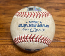 Chas McCormick Astros Game Used MLB DEBUT Baseball 4/1/2021 Altuve OPENING DAY