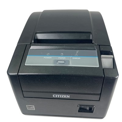 Citizen CT-S601 Direct 3'' Thermal POS Printer Type II Ethernet Black & Cable