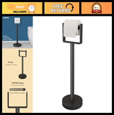 Heavy Duty Toilet Paper Holder Stand, Extra-Weighted Base No Tipping