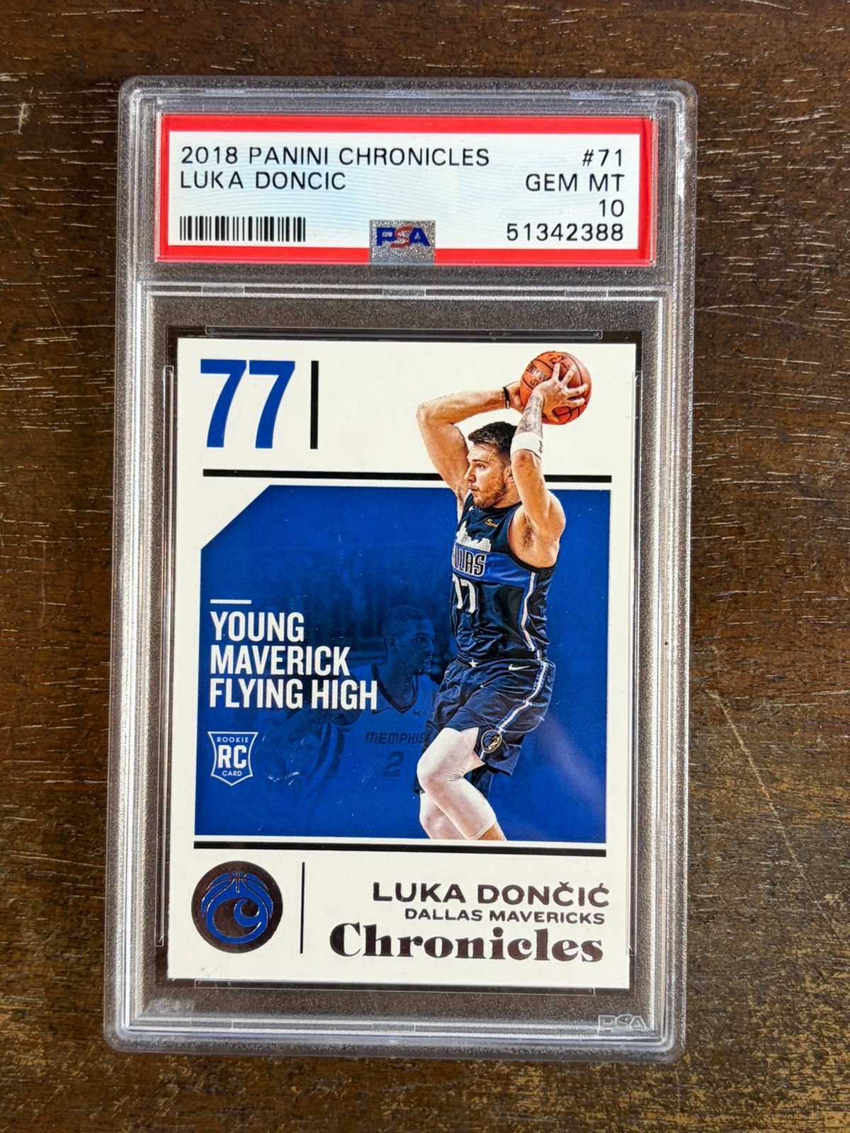 2018-19 Panini Chronicles Luka Doncic #71 PSA 10 GEM MT Rookie RC *Noles2148*