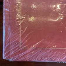 Creative Memories 12x12 Album Red Gold Foil, w/pages NEW