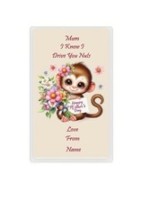 Personalisierter Muttertag Magnet - Mama ich weiß, ich fahre dich verrückt