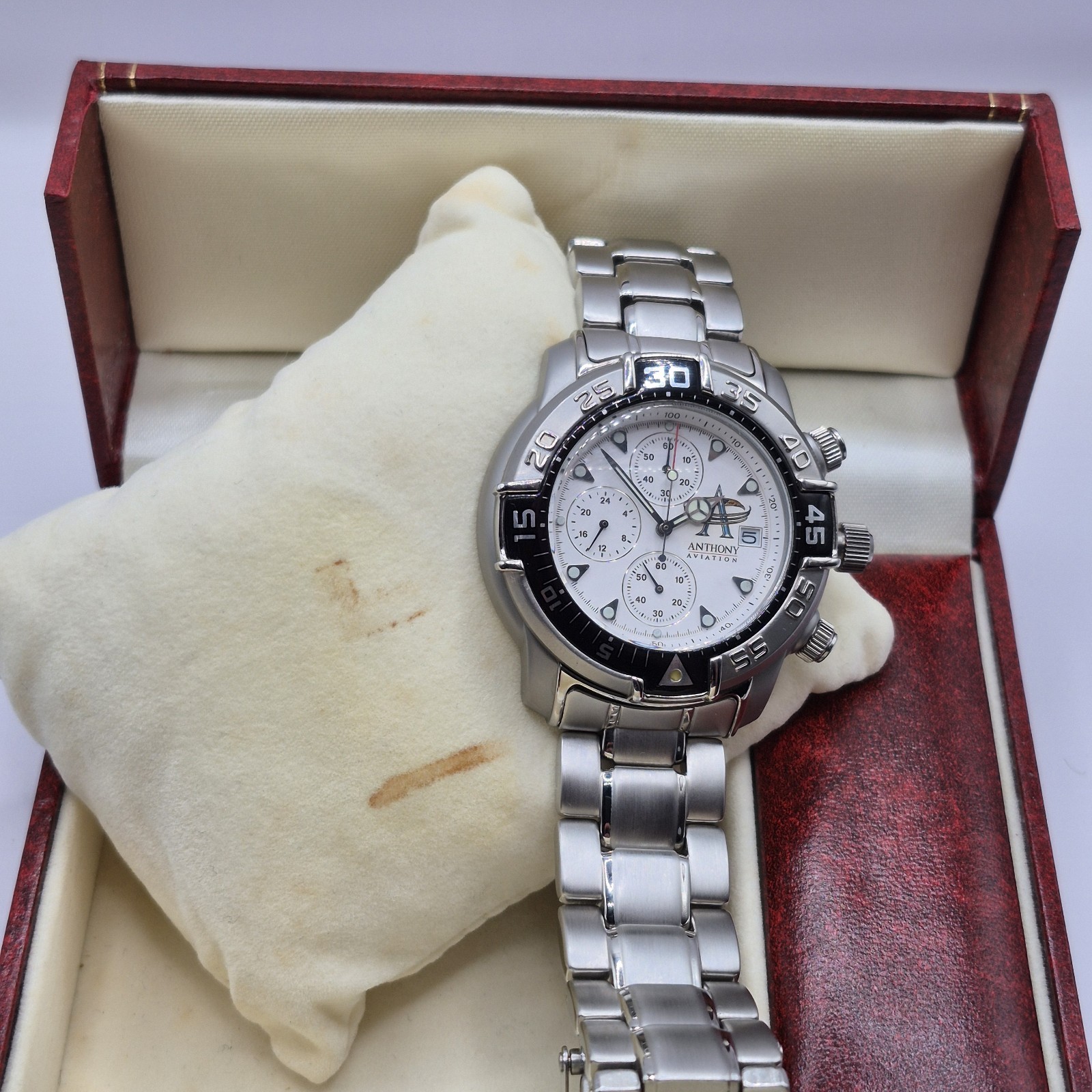 Seculus Anthony Aviation Chronograph Aviator Stai… - image 12