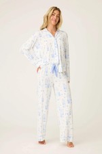 PJ Salvage Parisian Dream Whimsical Print Pajama Set RUPALS1/RUPAP1