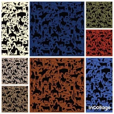 Wyoming Traders Wild Rag Cowboy Silhouette Print 100% Silk Western Scarf 2 Sizes