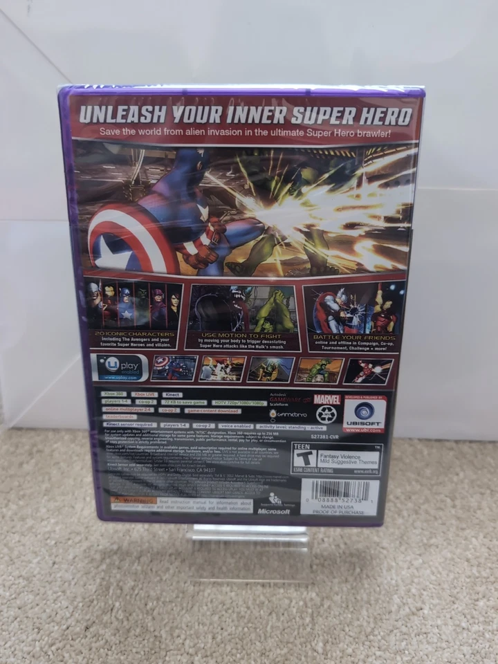 Marvel Avengers Battle Earth - Xbox 360 - 2012 - Ubisoft NEW Factory Sealed NTSC - Image 4 of 4