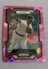 2024 Prizm Baseball Pink Cracked Ice #5 Luis Tiant Boston Red Sox