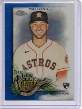 2022 Topps Allen & Ginter Chrome - J.J. Matijevic #176 Blue Refractor /150 (RC)