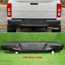 For 2019-2022 23 Ford Ranger Black Complete Rear Bumper Assembly W Sensor Hole For 2019-2022 23 Ford Ranger Black Complete Rear Bumper Assembly W Sensor Hole