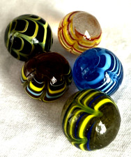 House Of Marbles Shooter Marbles UV Glows 24mm Lot of 5
