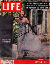 1955 Life September 5 - Dior fashions; Jimmy Stewart; Nellie Fox; Morocco;