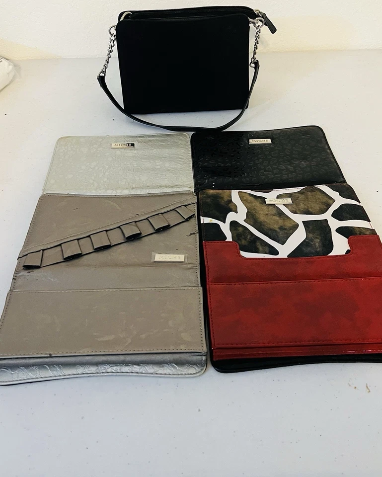 Cartera Miche Milan 8X6 Cadena Negra Incluye 6 Carcasas Repuestos Usada Foto 2 de 4