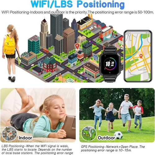 Kids 4G Smart Watchs Camera GSM Tracker SOS LBS Call Phone Game Watches Boy Girl - Bild 11 von 78