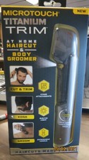 MICROTOUCH TITANIUM TRIM AT HOME HAIRCUT  BODY GROOMER NEW