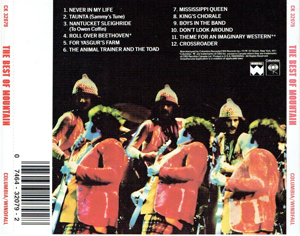 (CD) Mountain - The Best Of Mountain - Mississippi Queen, Roll Over Beethoven - Bild 2 von 2