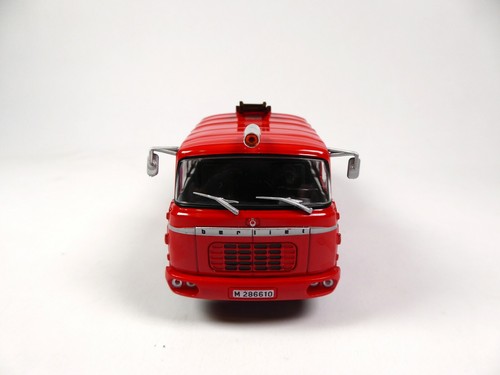 Set 2 Feuerwehrfahrzeuge Mercedes-Benz + Berliet 1:43 Feuerwehr Miniature LP06 - Bild 11 von 12