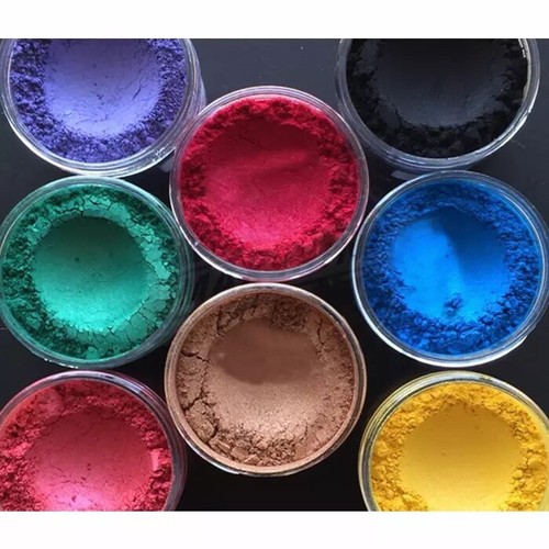 mica powder pigment luxury / Floor /table /countertop 110gm ๐ orange ๐ 4oz - Picture 3 of 5
