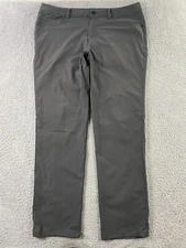 Lululemon Commission Pant Mens 38 ABC Golf Stretch Tech Chino Gray A60416