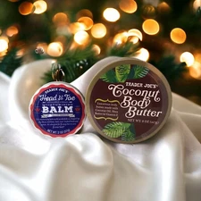 Trader Joe's Head to Toe Moisturizing Balm and Beard Balm + COCONUT Body Butter