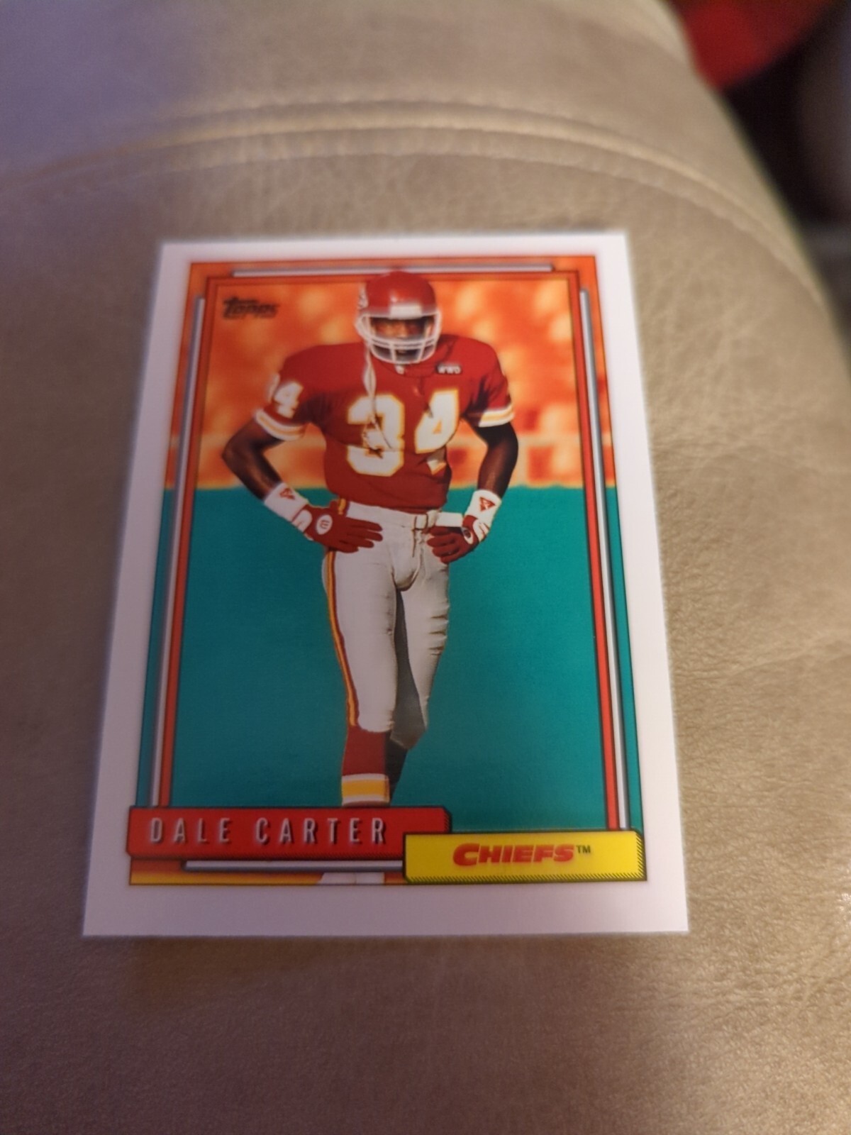 1992 Topps rookie #670 Dale Carter high number series rc MINT