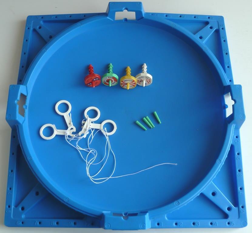 VINTAGE BATTLING TOPS BOARD GAME, IDEAL, 4 Battling Spinners, 1968 eBay