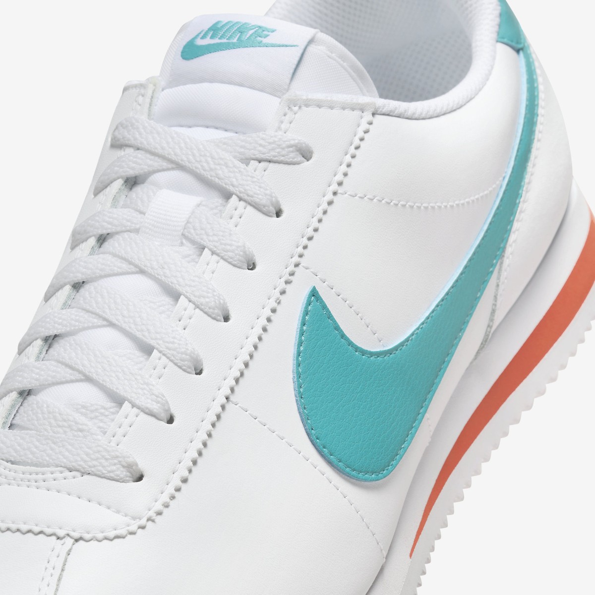 Nike Cortez Miami Dolphins White Dusty Cactus Cosmic Clay DM4044