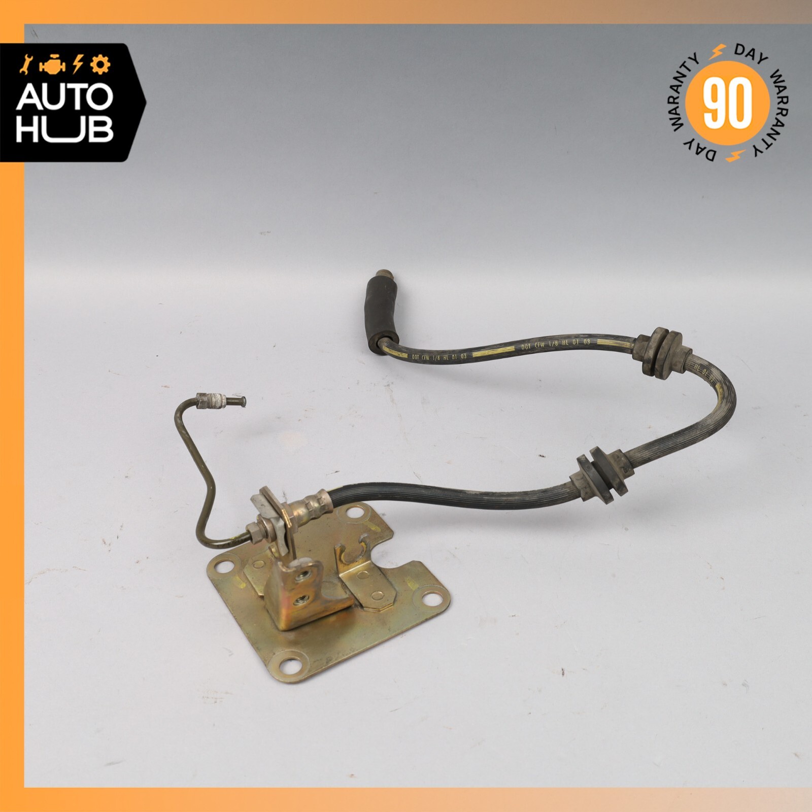 Maserati Spyder 4200 M138 Front Left Side Brake Hose Pipe Line w/ Bracket OEM