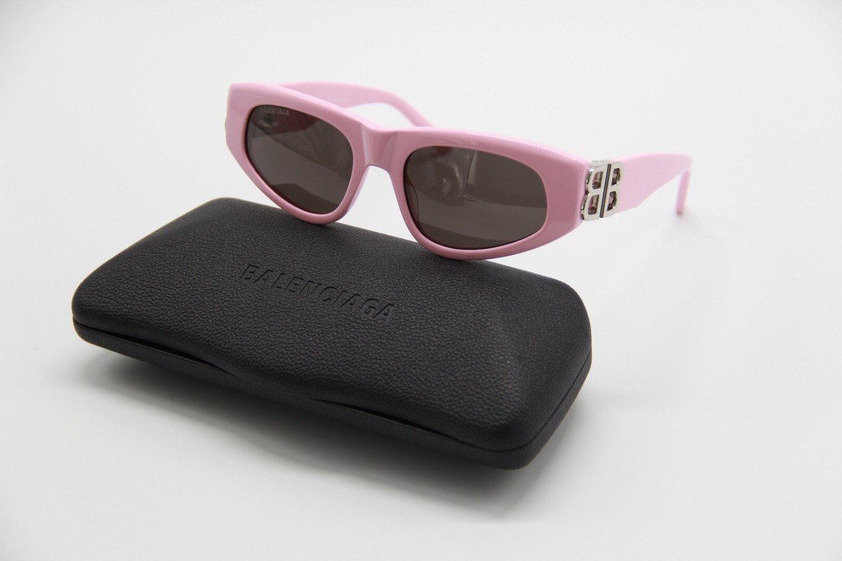 Authentic Balenciaga Dynasty Rectangle Sunglasses- Pink/Grey Solid Fashion Bomb Daily | Did someone say new @balenciaga  main image 4