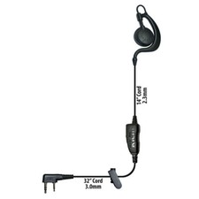 Klein Blackboxagentk1 Klein - Blackboxagentk1 Single-Wire Earpiece With Earloop