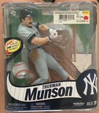 THURMAN MUNSON Yankees Limited Edition McFarlane Toys Figure 1448/2750 Grey Rare