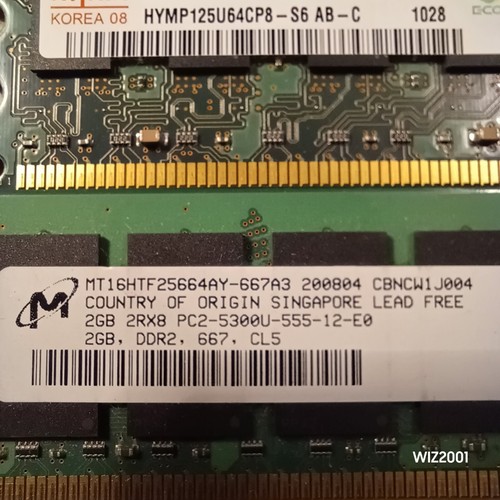LOT 8x Multi Brand SPEED 2GB PC2 DDR2 Desktop Memory RAM NON-ECC HYNIX PATRIOT - Picture 8 of 14