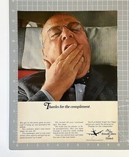 Vintage United Airlines 1967 Print Ad Original 60’s Air Travel Advertisement