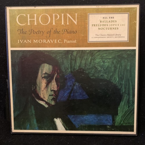 CHOPIN Ballades Preludes Nocturnes - IVAN MORAVEC piano - Classics ST 4LP BOX