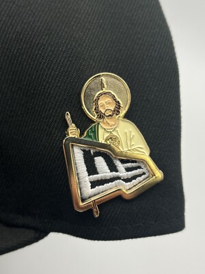 San Judas / St Jude Style Hat Pin For New Era Logo On New Era Fitted Hat