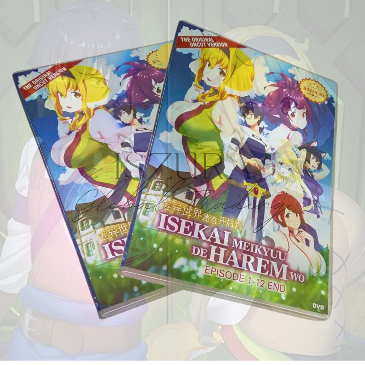 DVD Anime UNCUT Isekai Meikyuu De Harem Wo (Vol.1-12End) English Subs All  Region