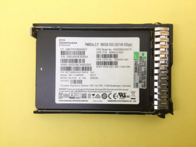 NEW HPE/Samsung 2.5'' 960GB SATA 6G G10 Server SSD Replace P18434-B21 P18478-001
