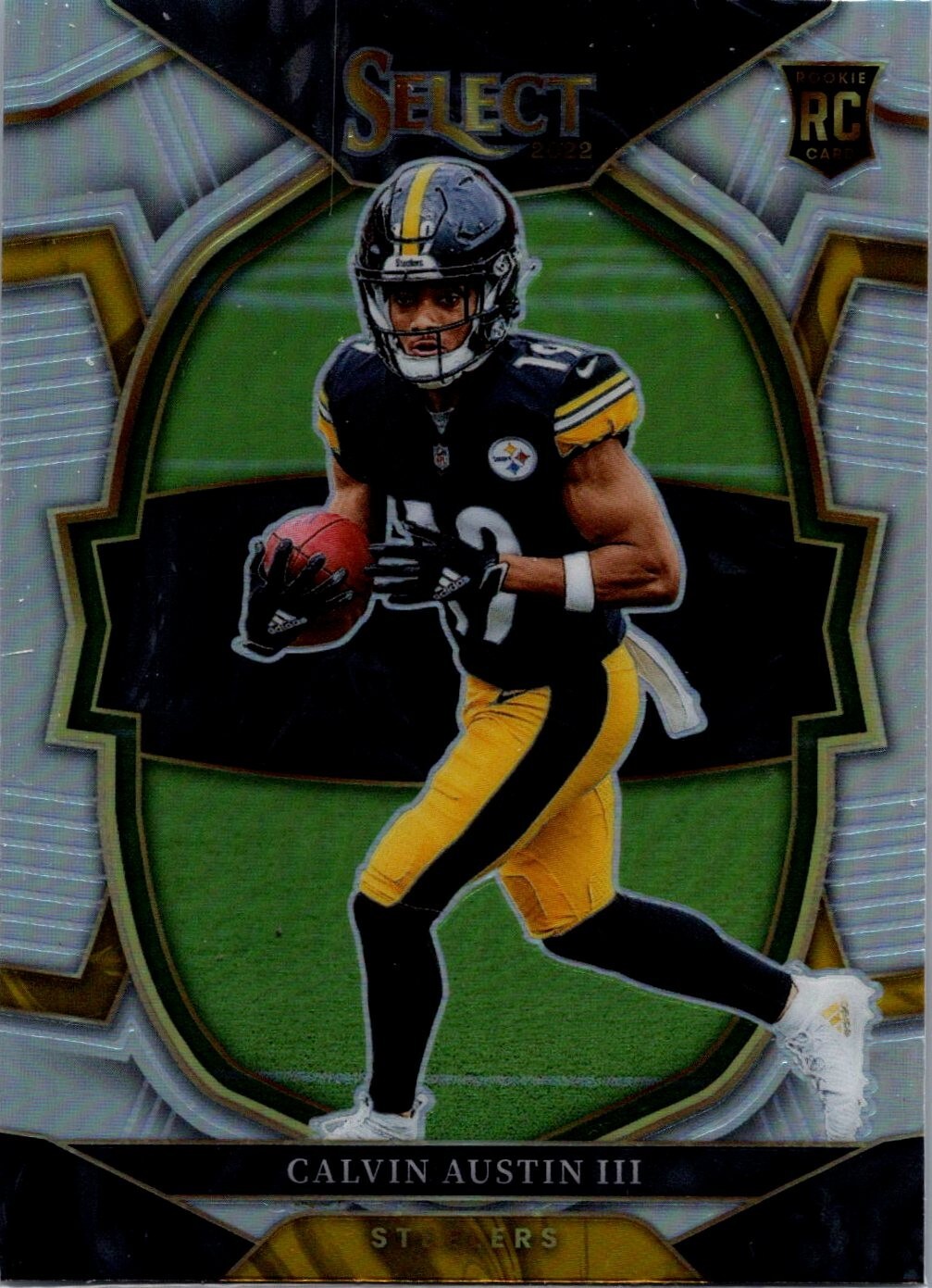 2022 Panini Select - Concourse Calvin Austin III #65 Silver Prizm (RC)