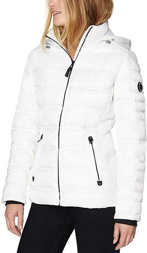 Water Resistant Puffer Hooded Jacket 