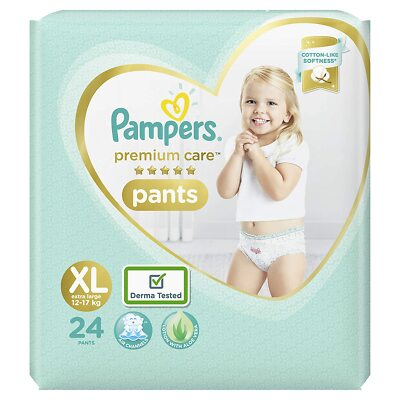 Pampers Premium Care Pants Baby Diapers Extra Large size 24