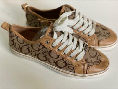 guess shoes brown