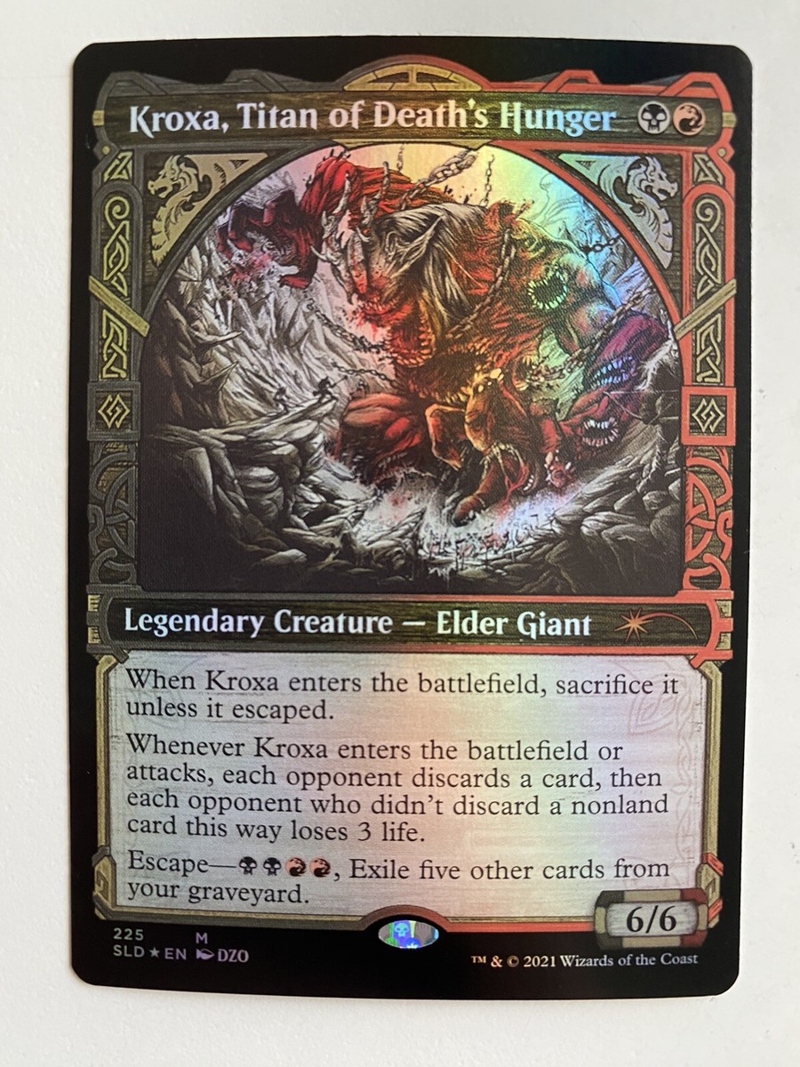 マジック：ザ・ギャザリング - MTG kroxa, titan of death&#39;s hunger 英2枚 Kroxa, Titan of Death's Hunger (Extended Art) | Theros
