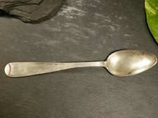 Silber L&ouml;ffel Lot 12 S 750 Tremulierstrich Teel&ouml;ffel Gravur Monogramm Antik Alt