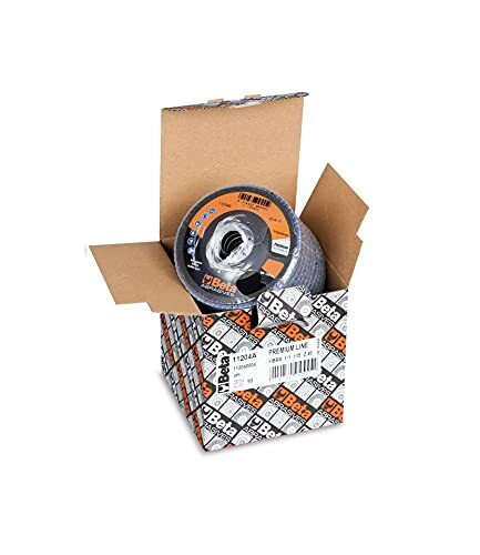 Beta 11204A 80 - Dischi lamellari con tela abrasiva allo zirconio, supporto in f