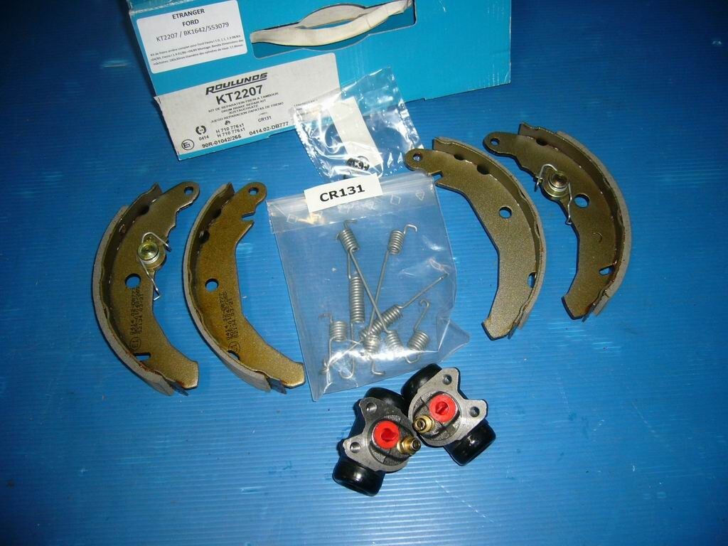 Kit freins arrière Roulunds tambour Ford Fiesta 08/83-89