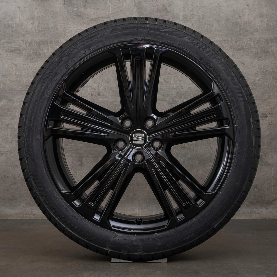 Original Seat Tarraco 20 Zoll Winterreifen Felgen Surpreme 5FJ601025B schwarz - Bild 4 von 4