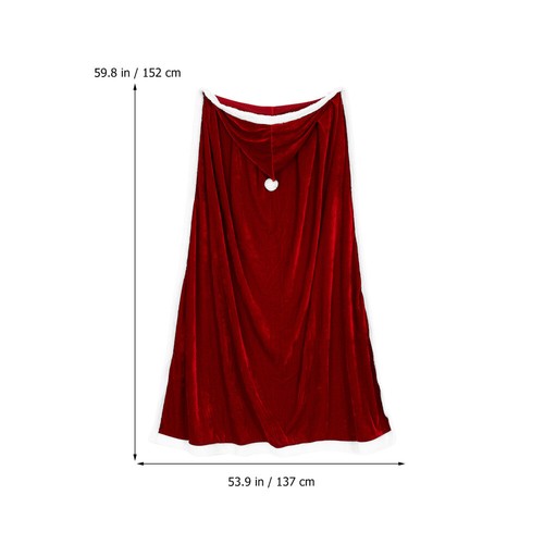 Manteau De Noël Hommes Et Femmes Enfant Cape boutiques Velours Vêtements Costume Père