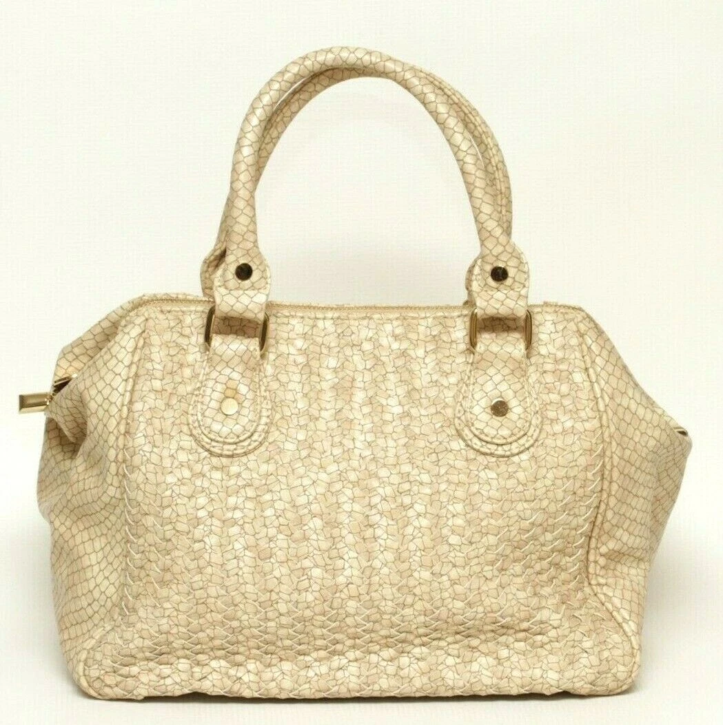 Deux Lux, Bags, Deux Lux Leather Woven Handbag