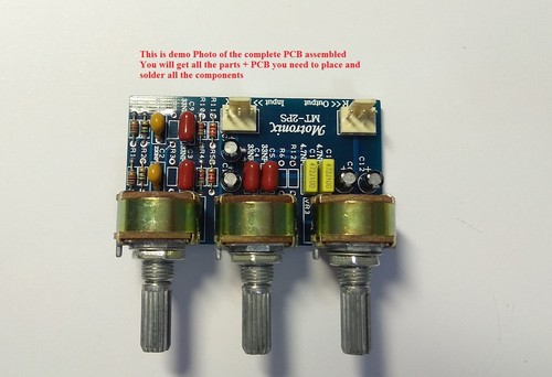 Scheda di controllo tono stereo passivo volume basso alto MT-2PS KIT FAI DA TE - Foto 1 di 4