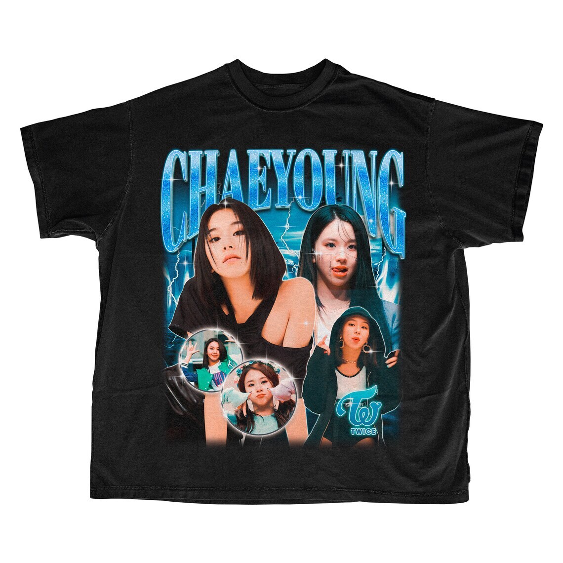 TWICE THIS IS FORワールドツアー Tシャツ/CHAEYOUNG T-SHIRT〈BLACK〉【M】/ CHAEYOUNG / TWICE『THIS IS FOR